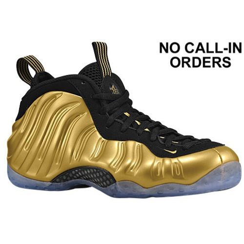 nike air foamposite one metallic Gouden