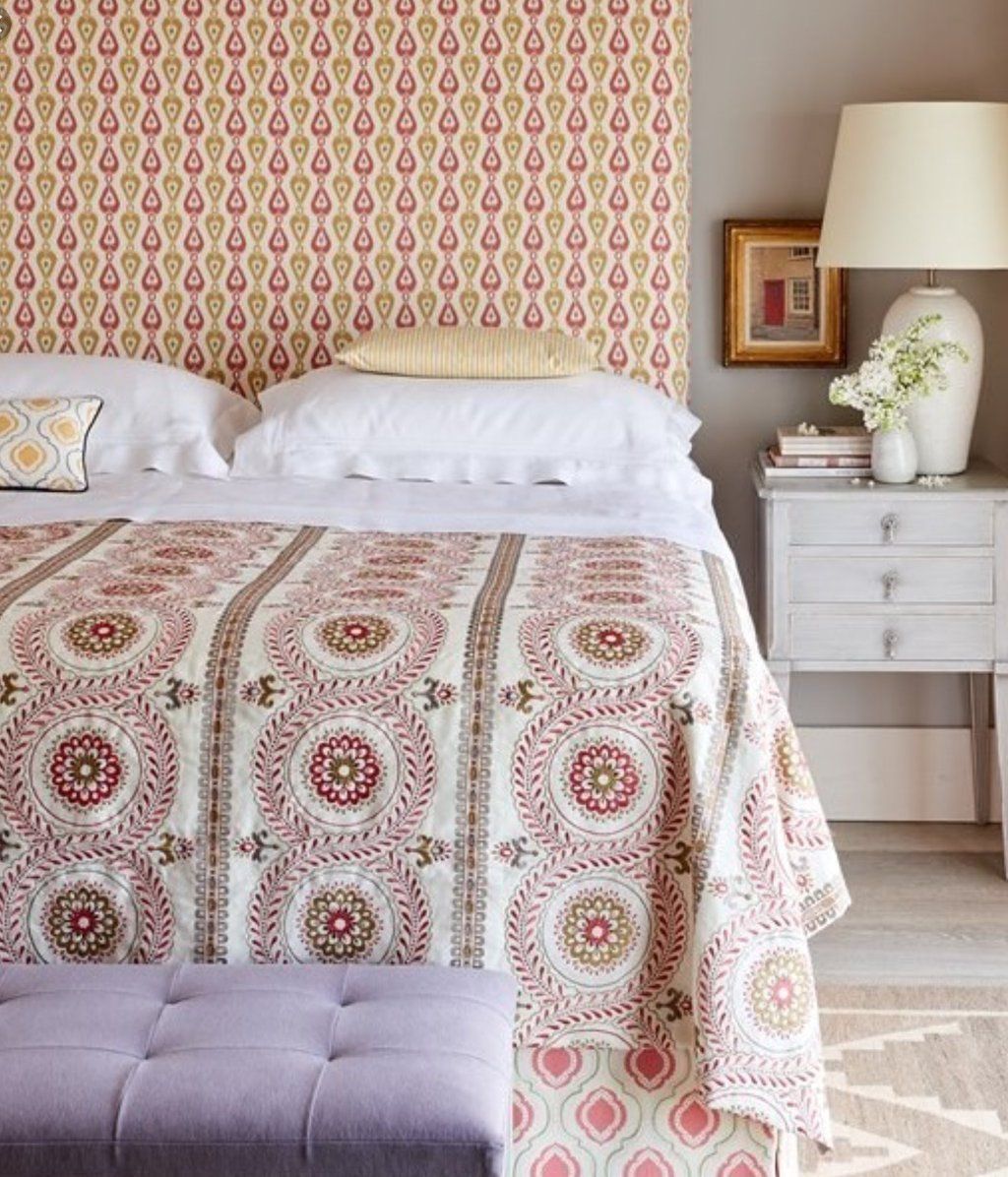 wallpaper, fabric and paint ideas from a pattern fan