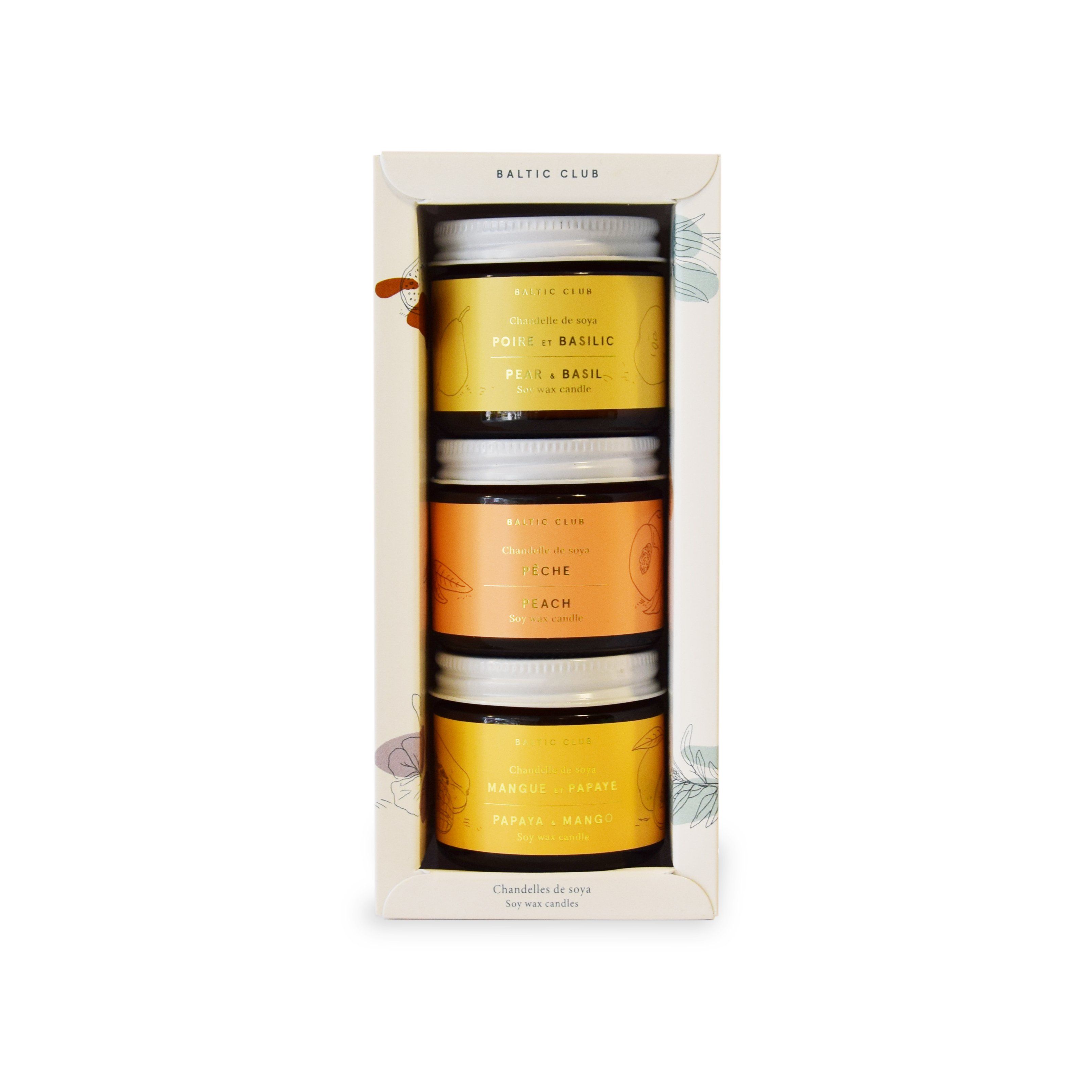 Mini Candle Gift Set Summer Trio