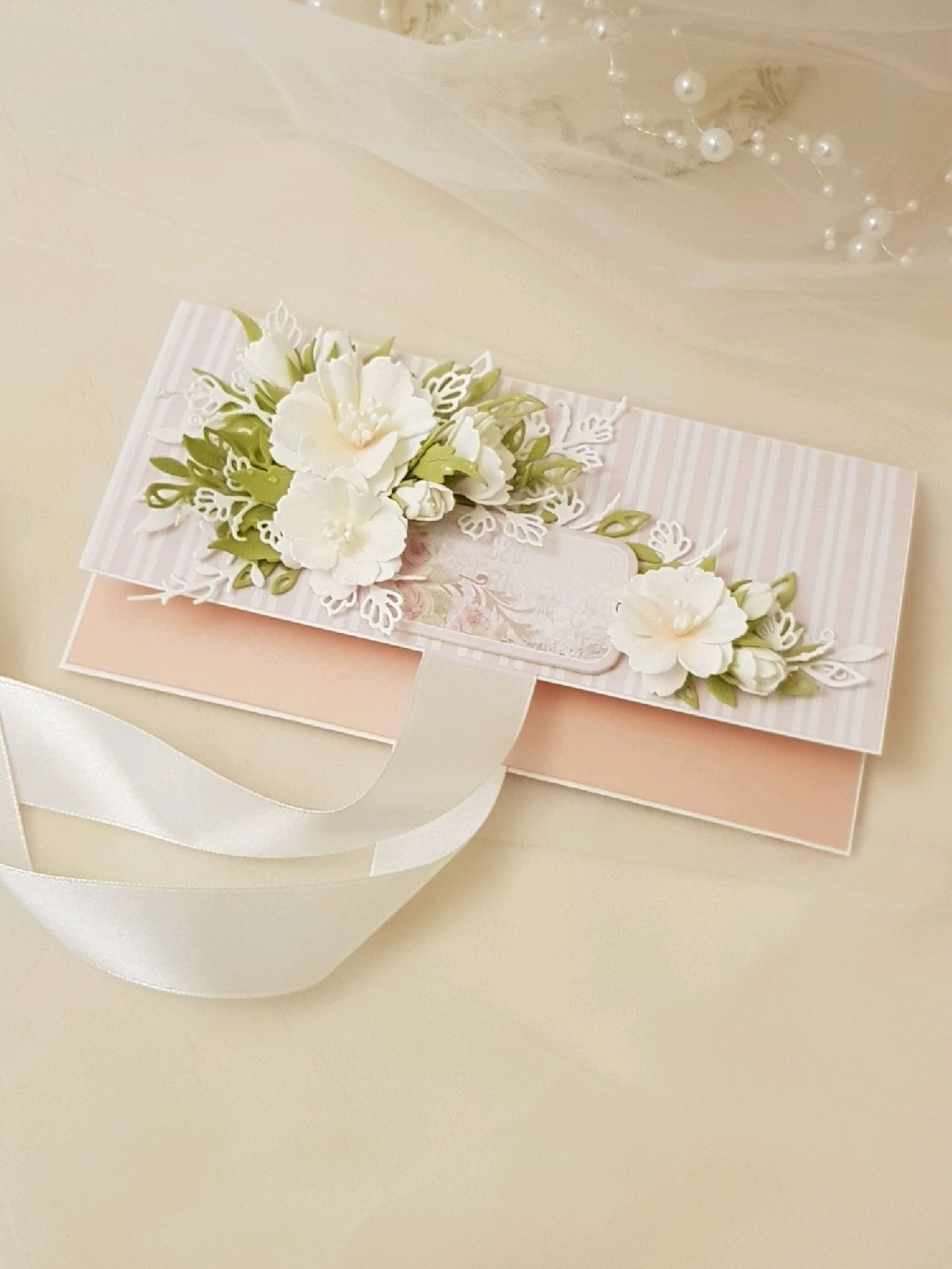 A5 TARJETA de hacer tarjetas de regalo y envolvente pre arrugada que empareja Sobres Blanco x1