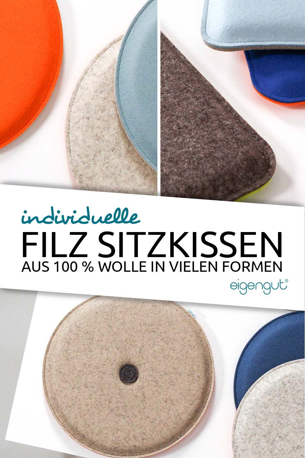 Sitzkissen Aus Filz Sitzkissen Kissen Polsterstoffe