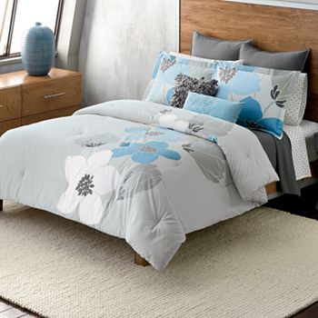 Apt 9 Reg Bloom Floral 3 Pc Comforter Set Full Queen With