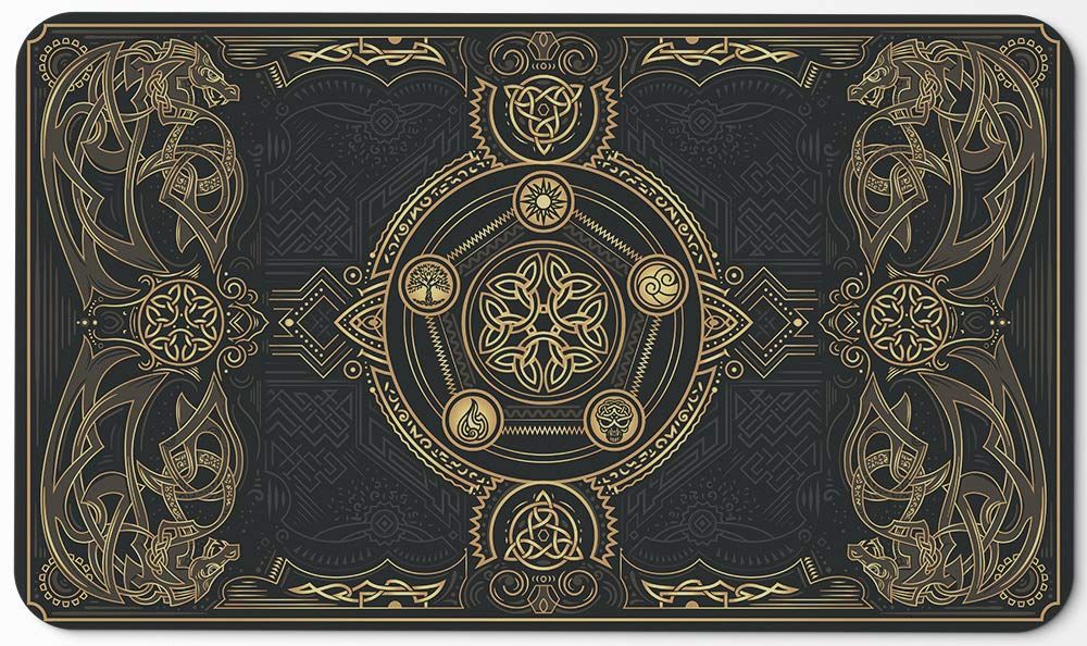 Paramint scourge dragon blast stitched mtg playmat compatible