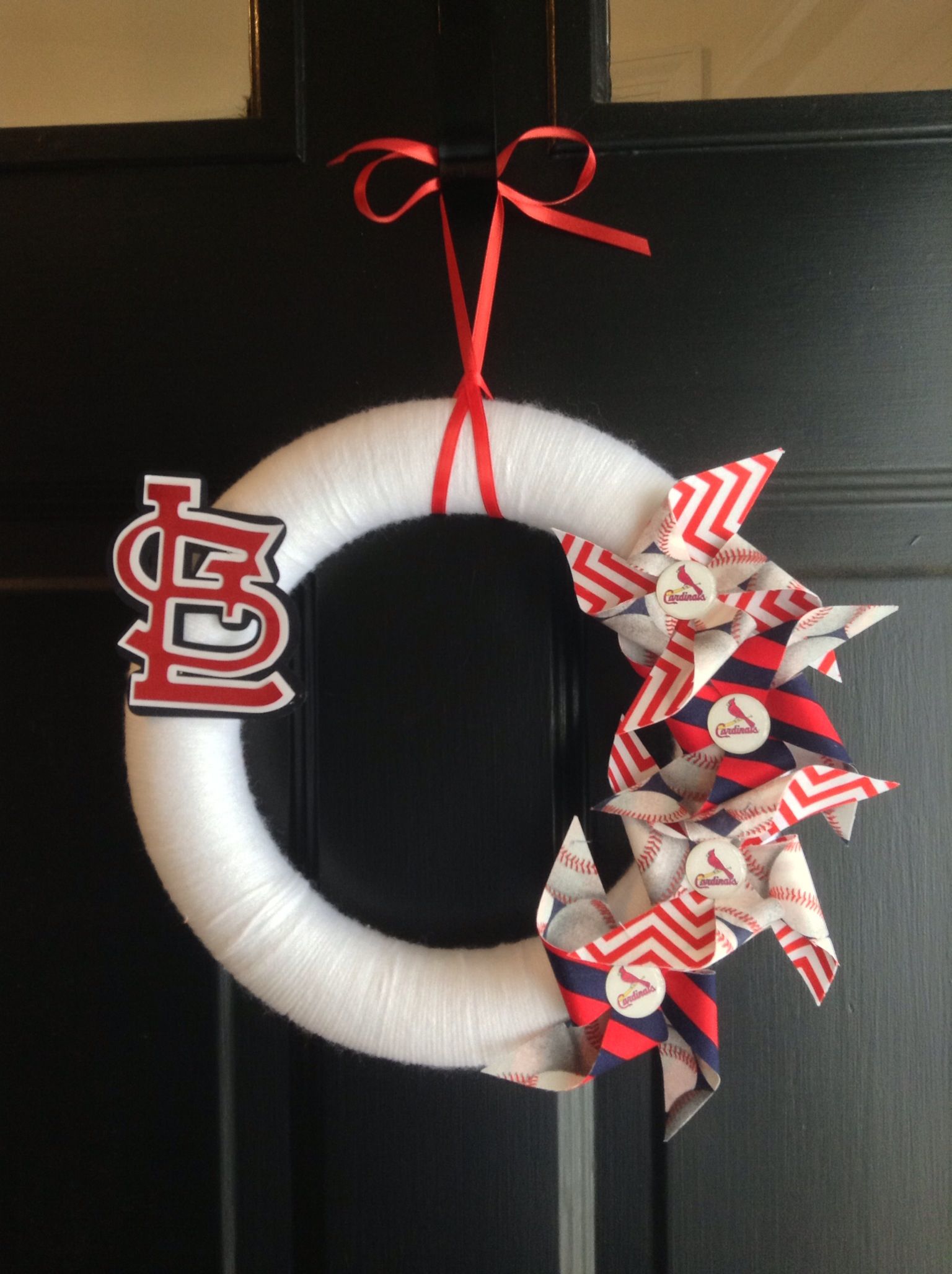 St Louis Cardinals Wreath $30 A New Item I Made St Louis Cardinals Wreath $30 A New Item I Made
