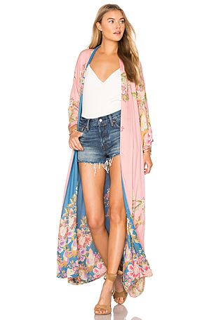 spell amp the collective blue skies luxe reversible spell designs sayulita kimono