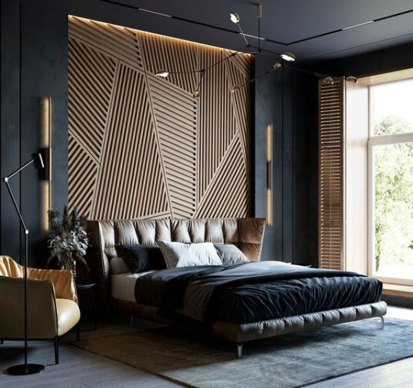 Textura na decoração é tendência - Saiba como usar e aprenda a fazer com 11 vídeos incríveis! Luxury Room Bedroom, Modern Bedroom Interior, Room Design Bedroom, Bedroom Furniture Design, Modern Bedroom Design, Home Room Design, Home Decor Bedroom, Interior Design, Bedroom Designs