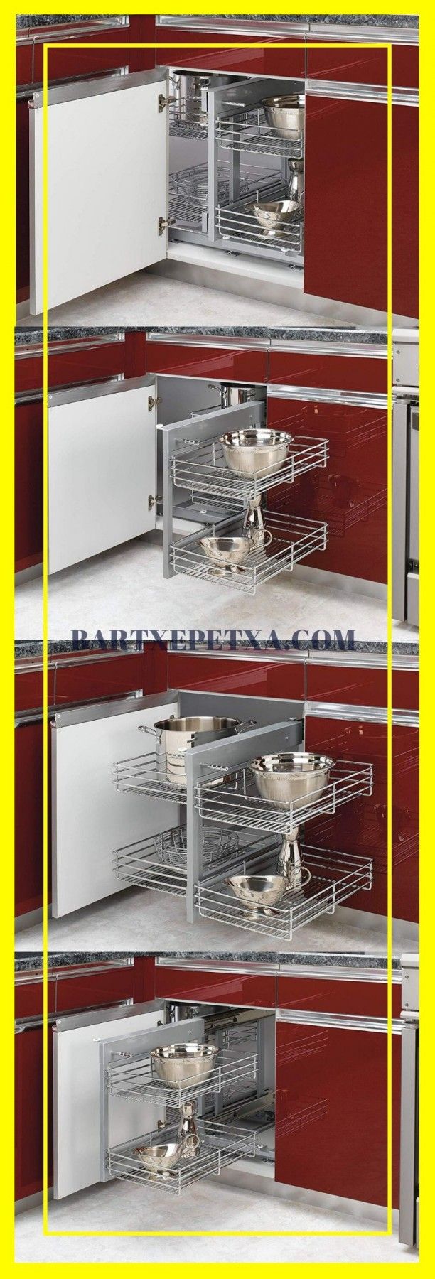 #kitchen #cabinet #organization Kitchen Cabinet Organizers (Corner and Pull Out Organizer Ideas) #cabinetorganizers