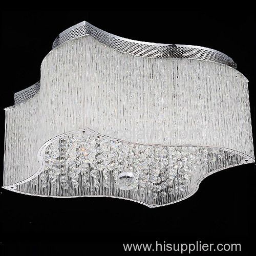 Transpa Corrugated Gl Rod Modern Lighting Profiled Transpa Corrugated Gl Rod Modern Lighting Profiled Crystal Ceiling Lamp Contemporary Manufacturer Supplier