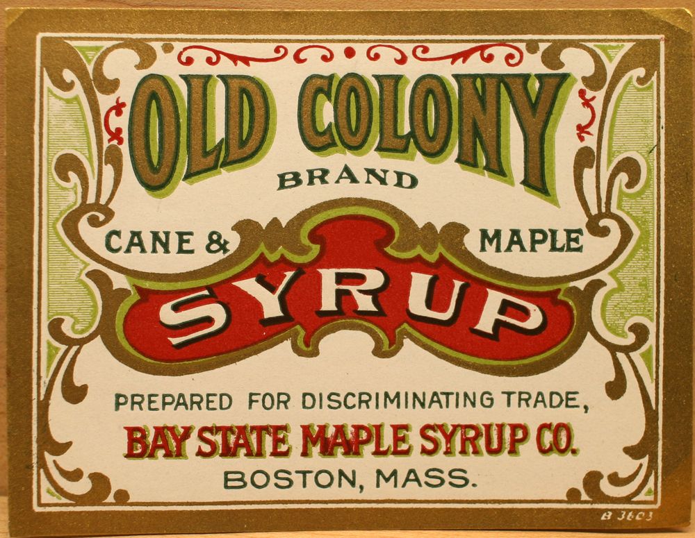 vintage maple syrup labels for tin cans or glass bottles