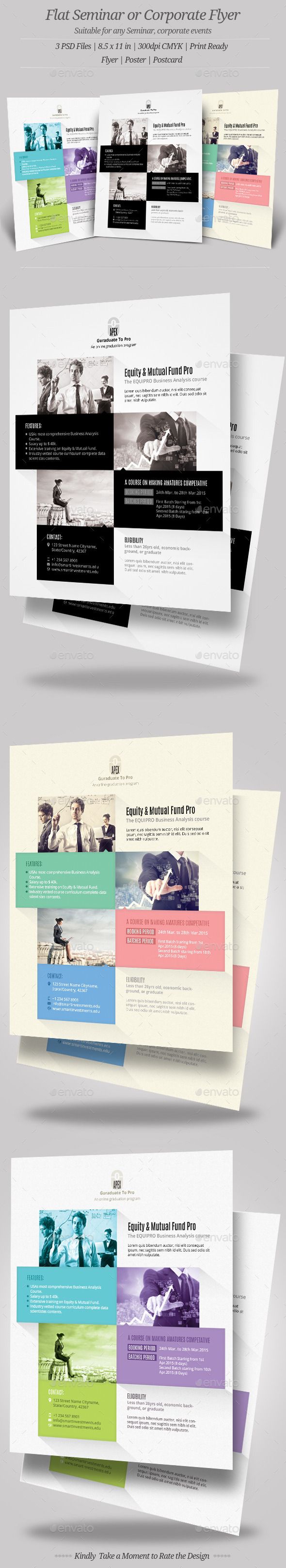 seminar flyer template