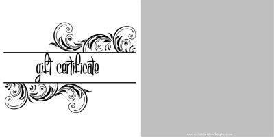 free printable gift certificate templates that can be customized create gift certificate online free