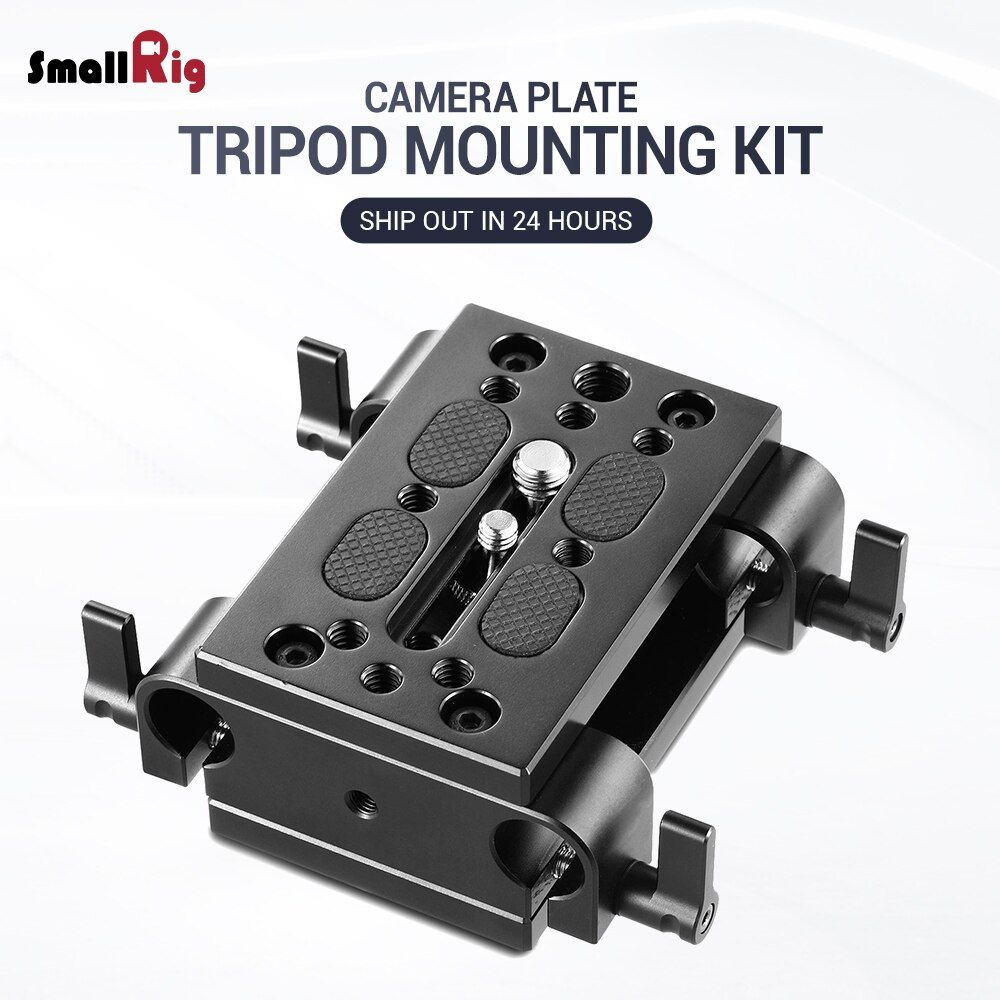 Smallrig Camera Mounting Plate Tripod Monopod Mounting Plate With 15mm Rod Clamp Railblock For Rod Monopod Smallrig Best Camera