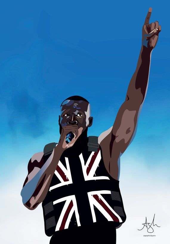 Stormzy At Glastonbury Illustration Print Illustration Print Bart Simpson Art Jordan Logo Wallpaper Stormzy At Glastonbury Illustration Print Illustration Print Bart Simpson Art Jordan Logo Wallpaper