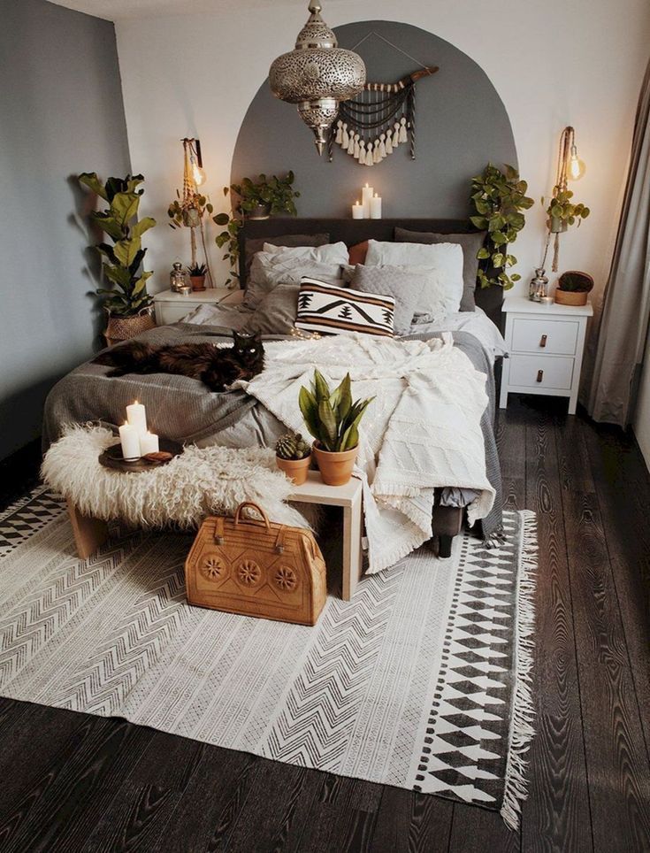 20 schockierende böhmische Schlafzimmerdekoration-Ideen, damit Sie sehen #bohemianbedrooms