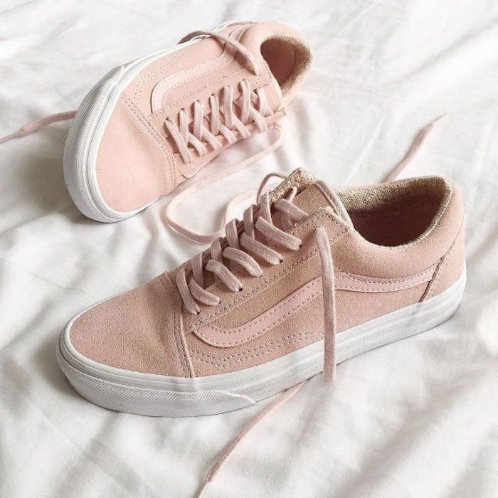 vans rose paillette