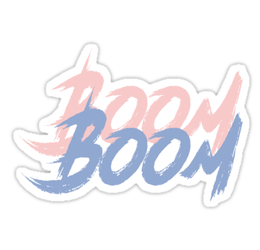 boom boom rqserenity sticker by ahdiani asri in 2020