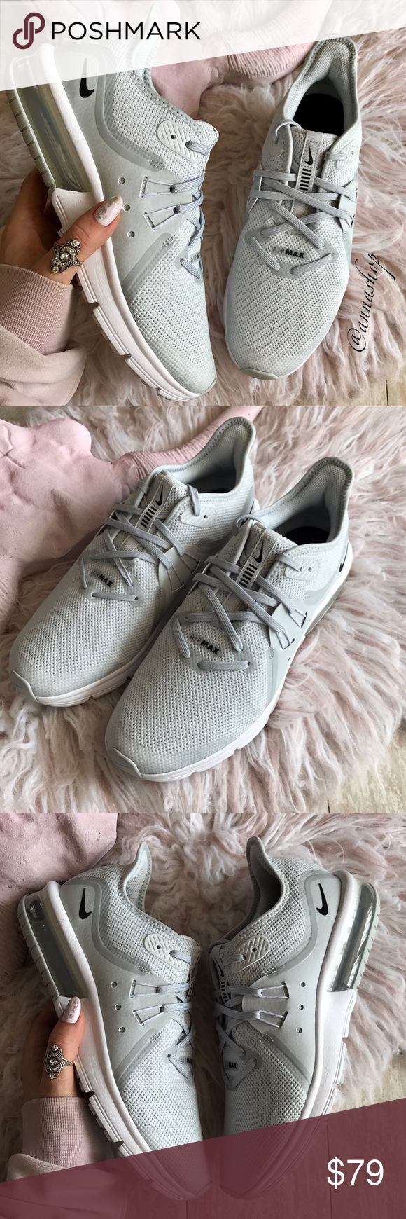 Nike Air Max Sequent 3 Platinum Women’s 7.5, 8.5 NWT Nike Air Max Sequent 3 Platinum Women’s 7.5, 8.5 NWT