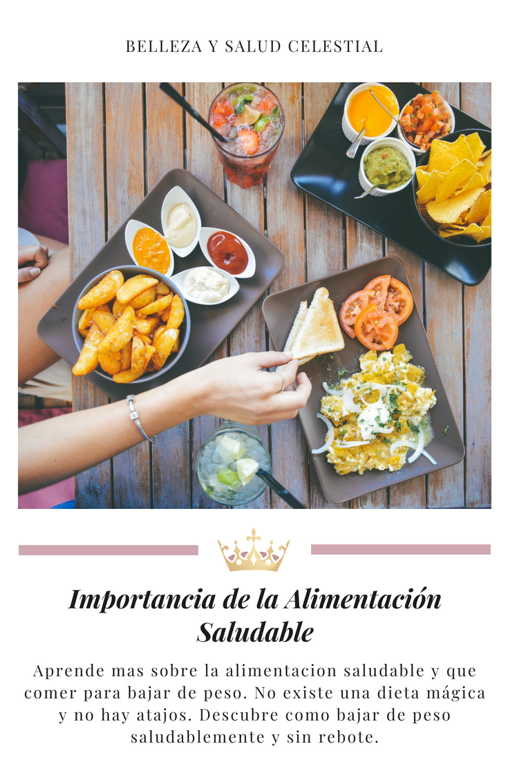 la importancia de una alimentación saludable