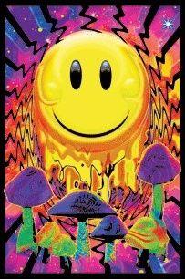 Have A Nice Trip Blacklight Poster 23 x 35