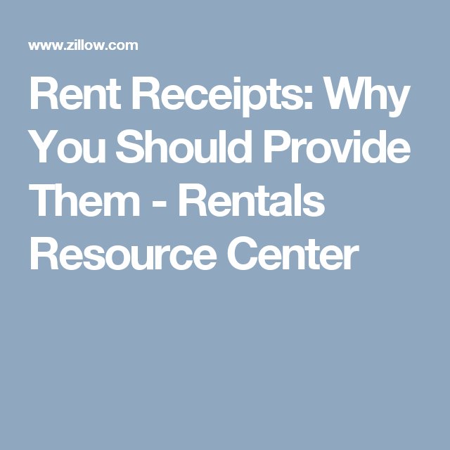 Rent Receipts Why You Should Provide Them Rentals Resource Center Rent Rental Receipt Template