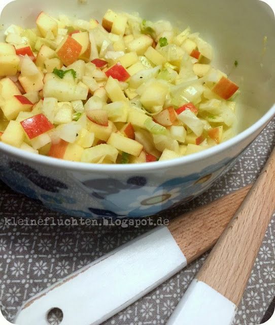Schneller Fenchel-Apfel-Salat (kleine fluchten) #Äpfelverwerten
