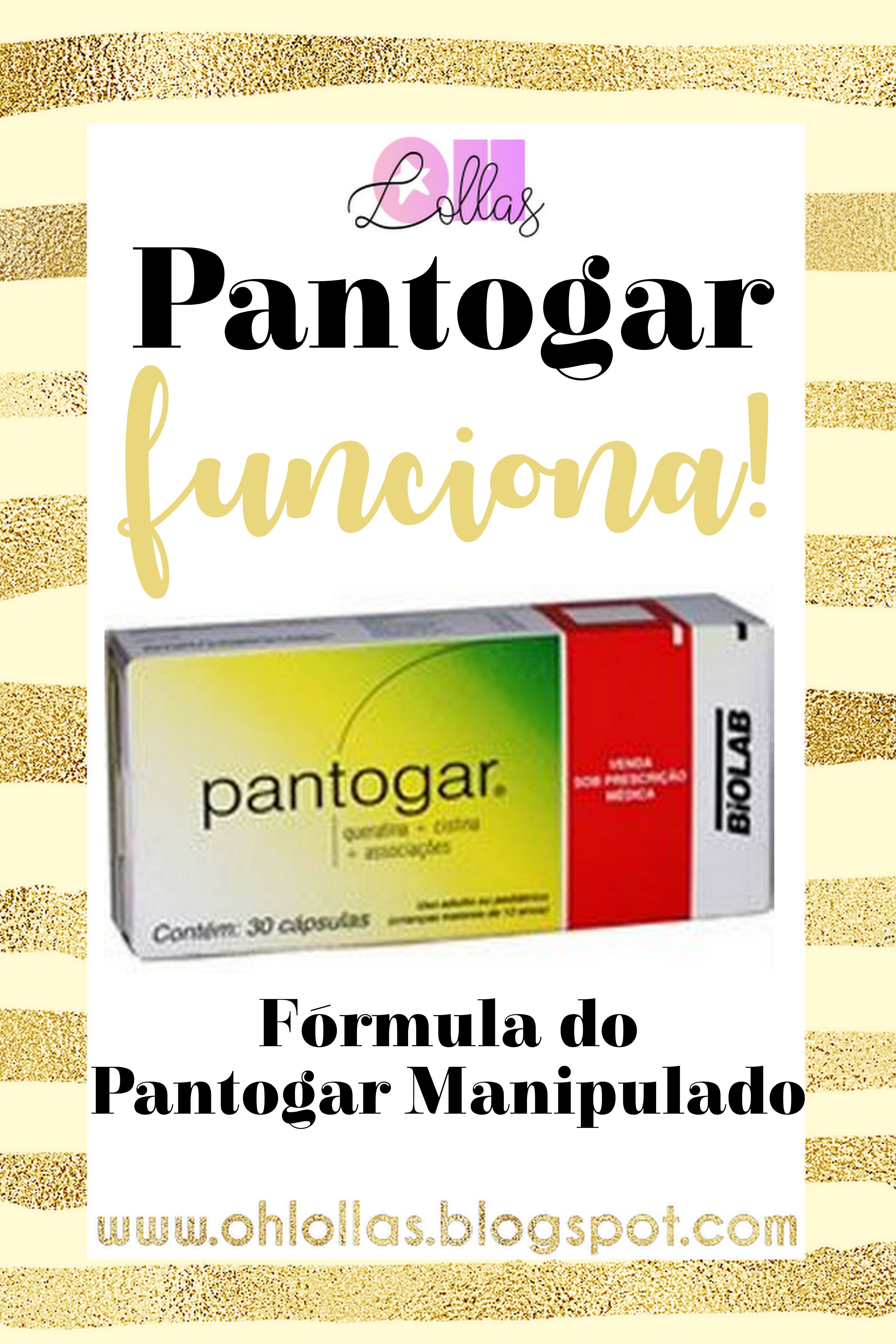 remedio pantogar para queda do cabelo