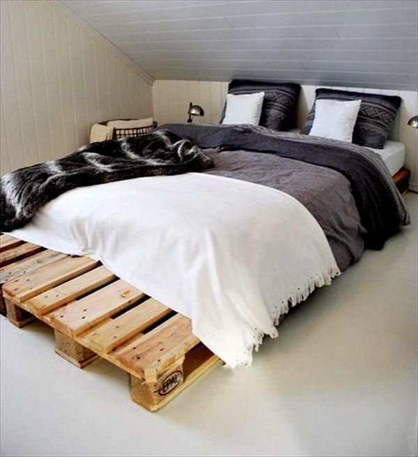 DIY 20 Pallet Bed Frame Ideas Tarimas, Camas y Reciclado - ideas con tarimas DIY 20 Pallet Bed Frame Ideas Tarimas, Camas y Reciclado - ideas con tarimas