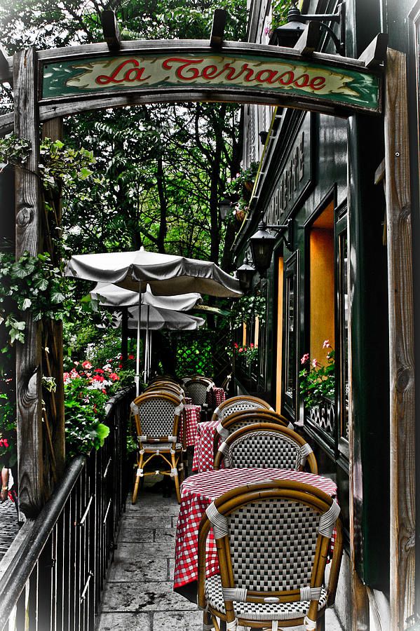 Paris Cafe Photograph Fine Art Print Robert Wise I Paris Cafe Photograph Fine Art Print Robert Wise