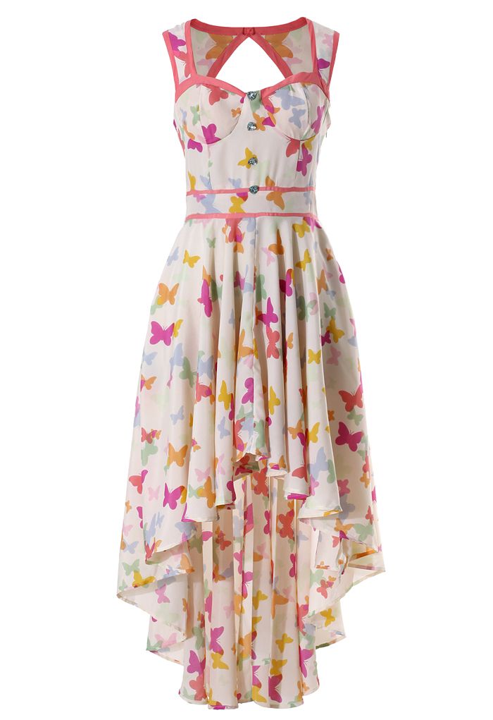 Cute Waterfall Dress Vintage