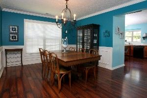 White Wainscoting Dining Room With Contemporary Silver Light Fixture White Wainscoting Dining Room Wainscoting Home