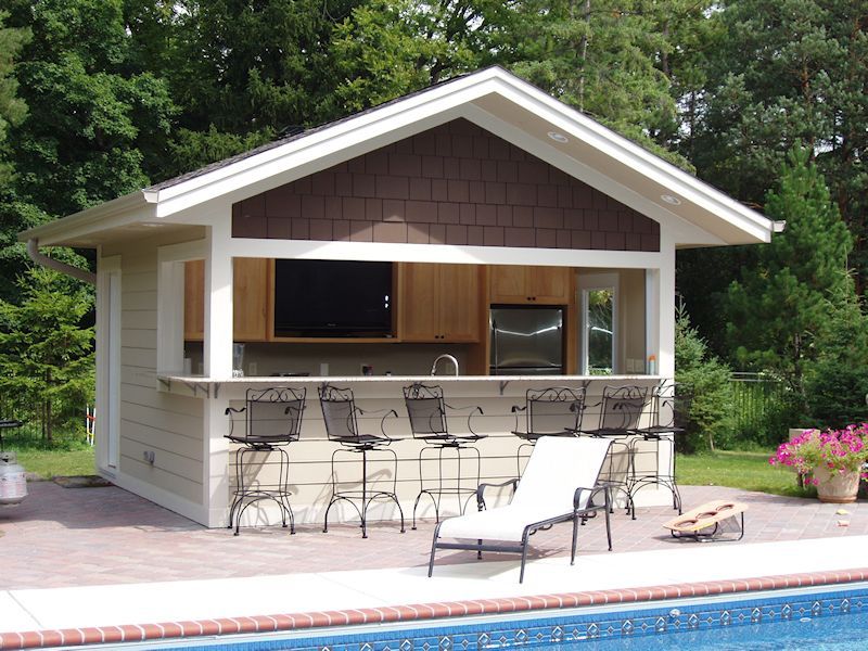Build A Bar Into The Side Of Your Pool House Where Family Can Eat build-a-bar-into-the-side-of-your-pool-house-where-family-can-eat