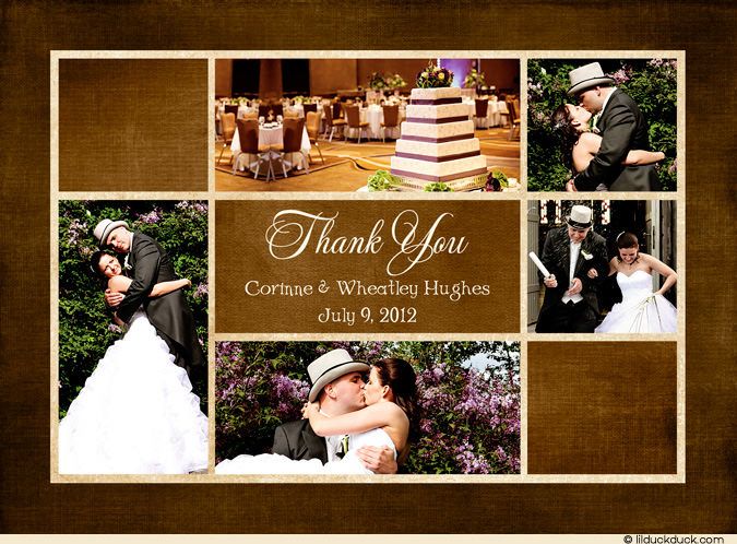 Wedding Invitation Collage Announcement Thank You Or Wedding Invitation Collage Announcement Thank You Or