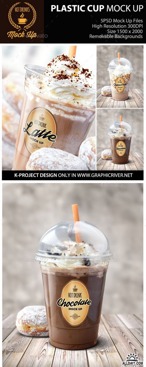 Download Hot Drinks Plastic Cup Mock Up- 10729699