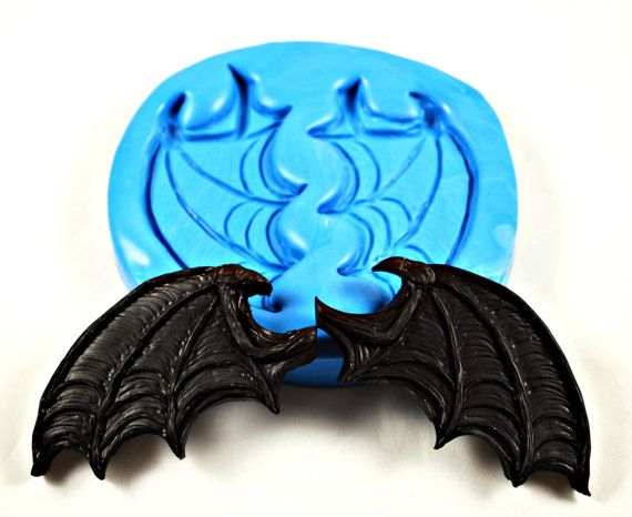 Silicone Flexible Mold Food Grade Bat Wings By Theclaype 13 00 Silicone Flexible Mold Food Grade Bat Wings By Theclaype 13 00