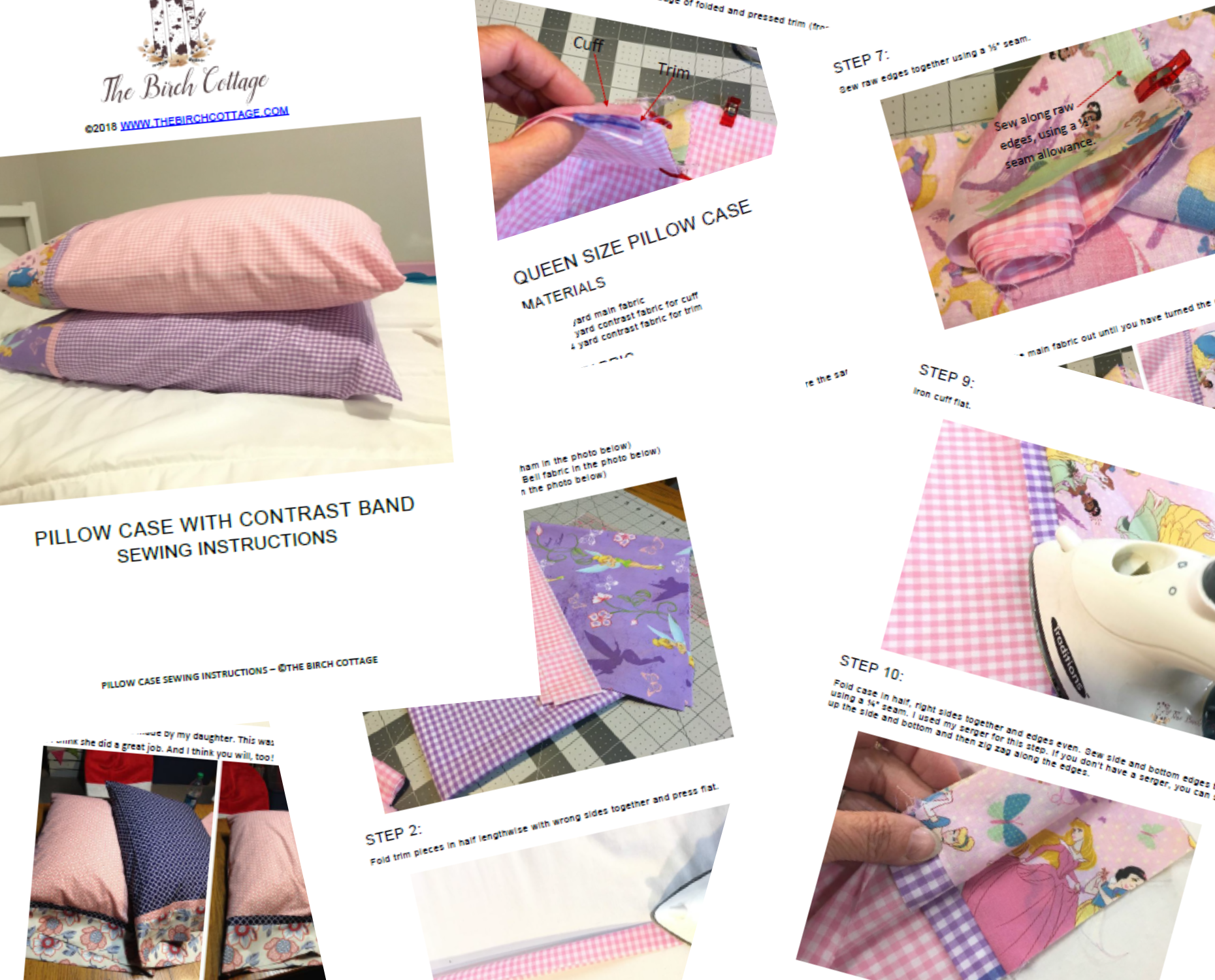 Learn How to Sew a Pillow Case : Learn How to Sew a Pillow Case – The Birch Cottage #Case #Learn #Pillow #Sew