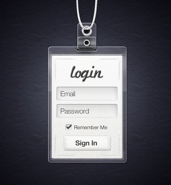 ui login leather texture background and special pass feel around