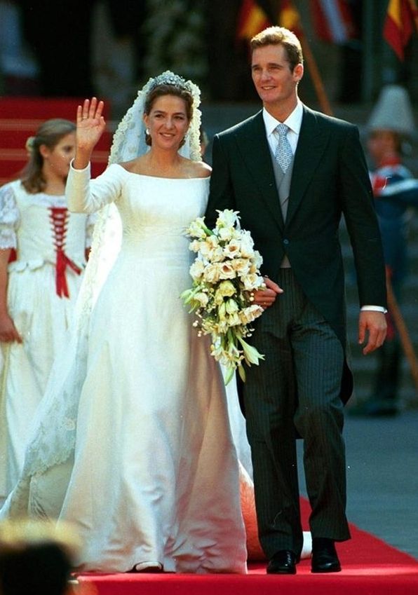 infanta cristina of spain and iñaki urdangarín on their wedding day