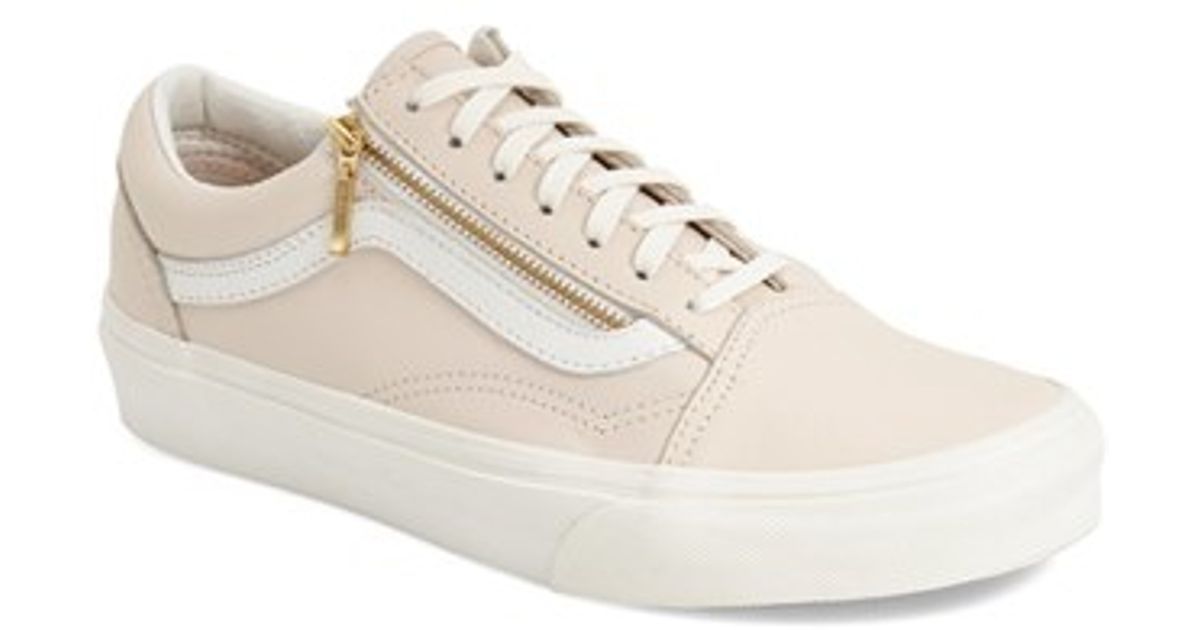 vans old skool zip - sneaker - beige vans old skool zip - sneaker - beige