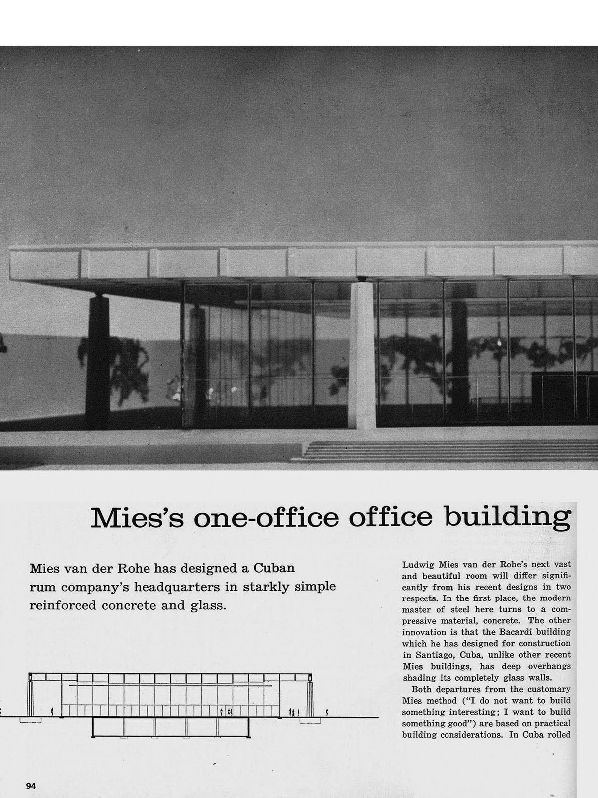 Carlos Alberto Fleitas Cuba Collection Ludwig Mies Van Der Rohe Office Building Mies Van Der Rohe