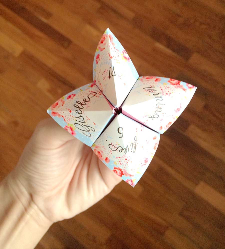 Cootie Catcher Birthday Invitation Invitations Cootie Catcher Birthday Invitation Invitations