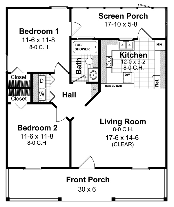 Pin By Joey Corwin On Tiny House In 2018 Pinterest Tiny House Plan 800 Sq Ft 2 Bedroom 1 Bathroom Nice Layout