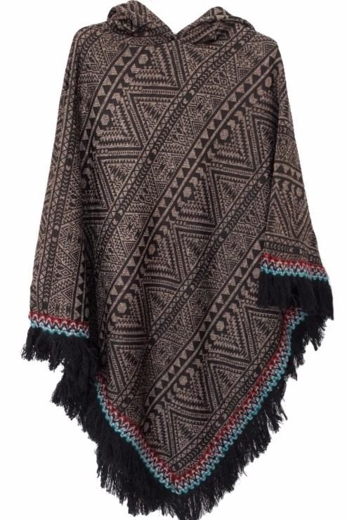 Grande taille –boheme-boho chic-bohemian-poncho-veste –cape-plus size ...