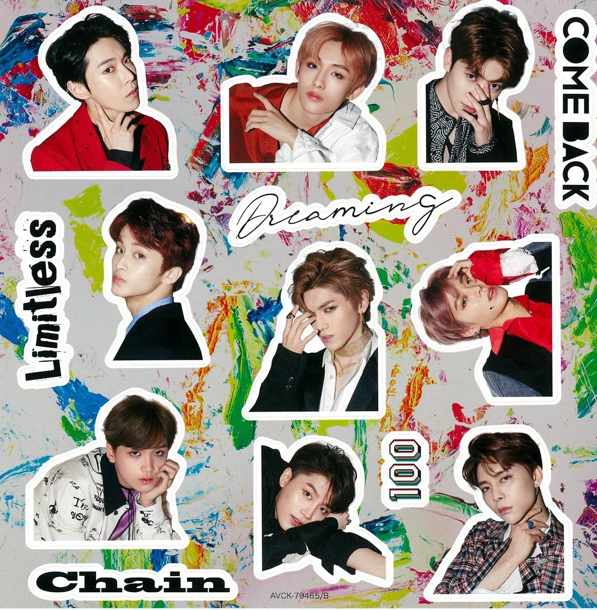 fy nct kartu kertas animasi gambar teman