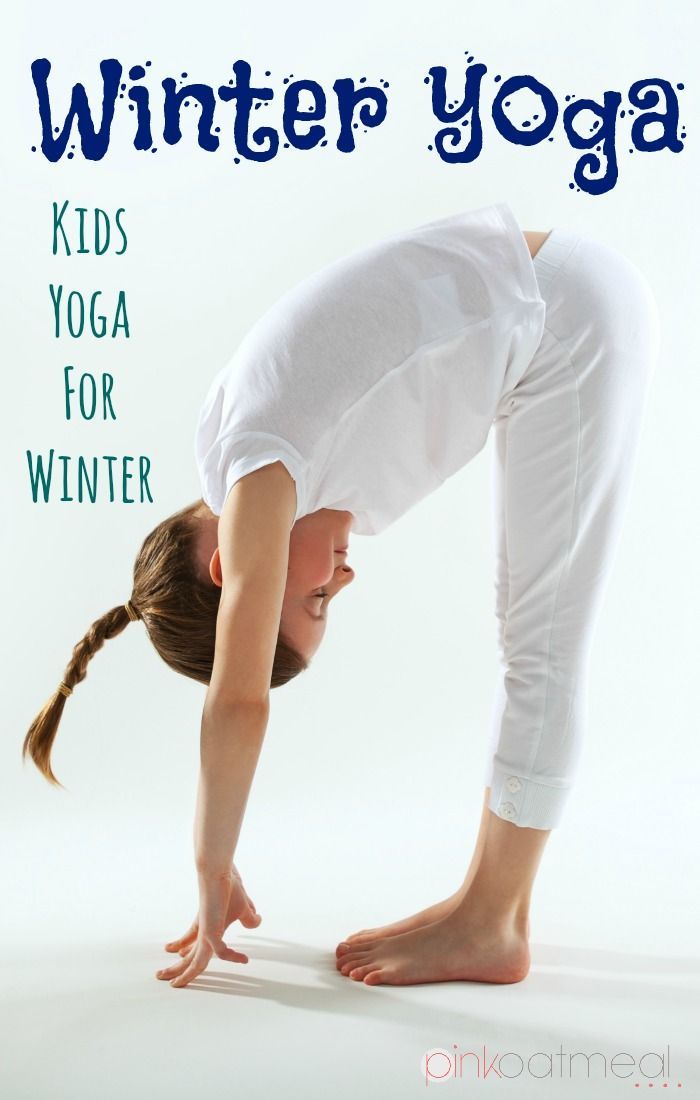 Winter Yoga For Kids, Fun Winter Yoga Poses that include the holidays that fall during the winter! Love winter yoga! - Pink Oatmeal Winter Activities For Kids, Winter Preschool, Kids Fun, Fall Kids, Yoga For Kids, Exercise For Kids, Kid Yoga, Yoga Inspiration, Preschool Yoga