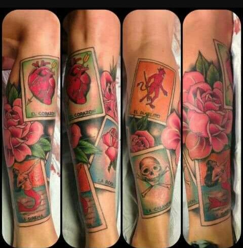 Tarot Card Tattoo Sleeve Tarot Card Tattoo Sleeve