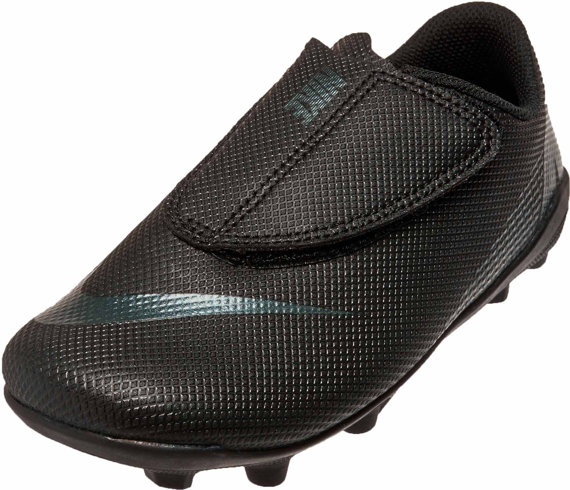 Nike Mercurial Vapor 12 Club MG (velcro) – Youth – Black Nike Mercurial Vapor 12 Club MG (velcro) – Youth – Black