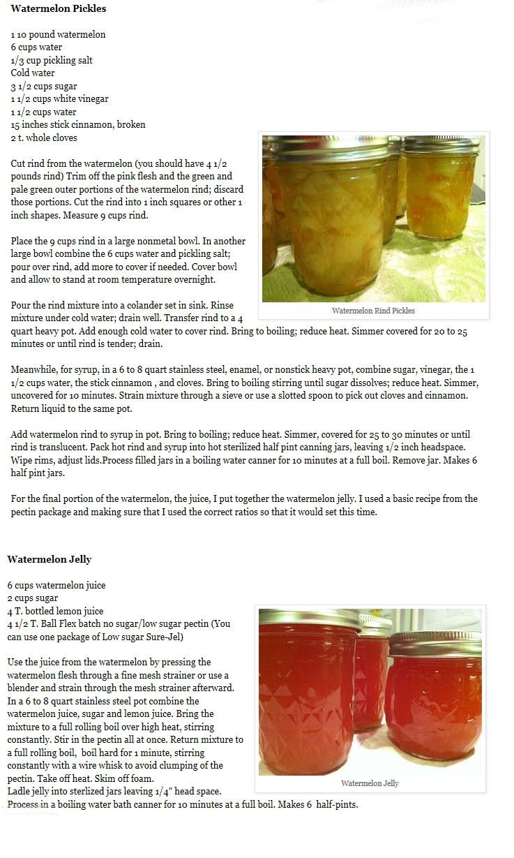 3 main watermelon canning recipes 3 main watermelon canning recipes