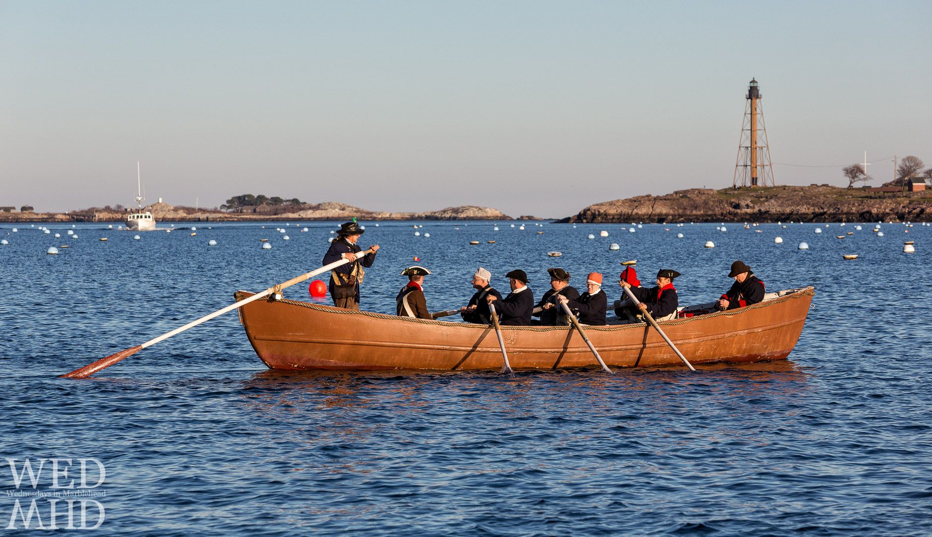Marblehead Christmas Walk Glover's Regiment Crossing the Harbor