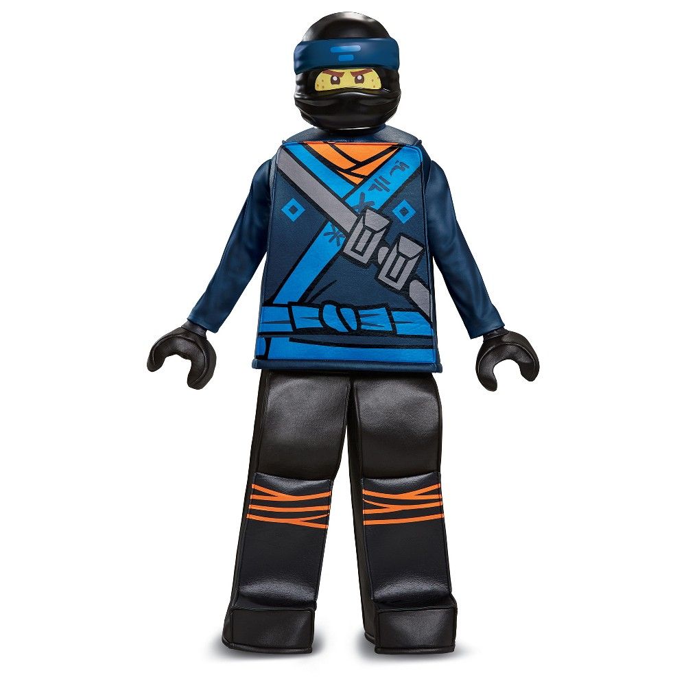 Jay Deluxe Lego Ninjago Movie Blue Ninja Fancy Dress Up Halloween Child Costume