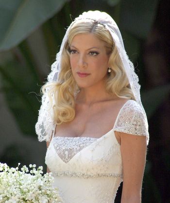 Tori Spelling Was A Traditional Bride At Her 2004 Wedding To First